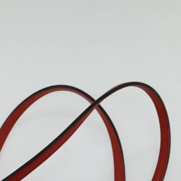 GUCCI Tote Bag Leather Red Gold 354397. Auth bs28080 - Picture 9 of 15